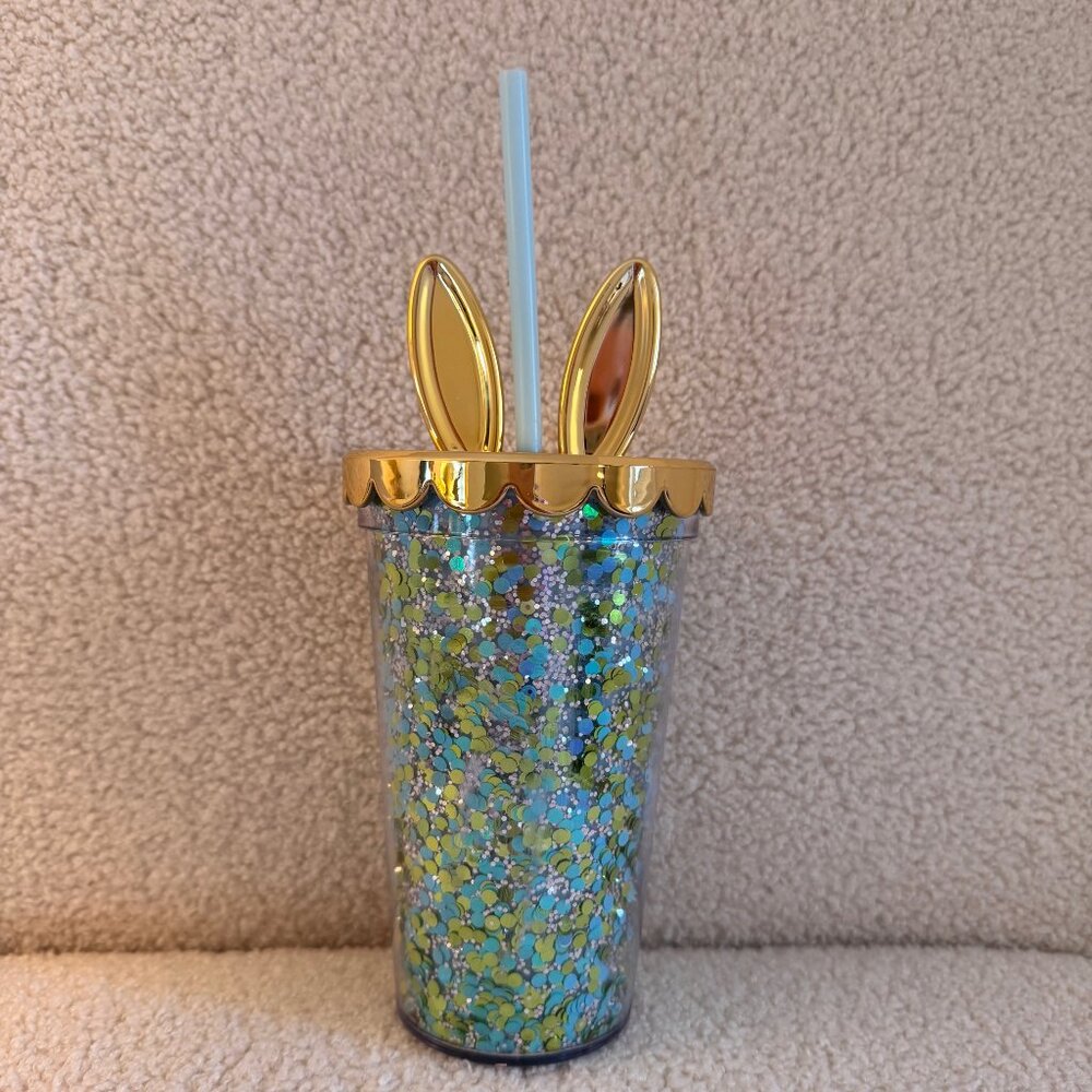 Packed Party Eggs, Bunny Ears, & Confetti Tumbler - Blue